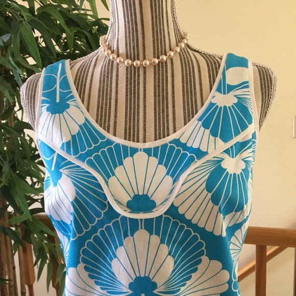 Maggy London Floral Shift Dress Size 6P - Picture 6 of 10